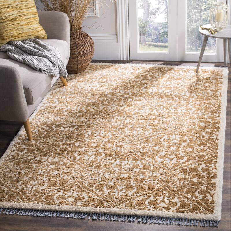 SAFAVIEH Handmade Bohemian Gerline Boho Jute Rug - 5' x 8' - Brown/Beige