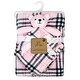 preview thumbnail 2 of 3, Baby Boys and Baby Girls Plaid Plush Blanket with Nunu Lovey Toy