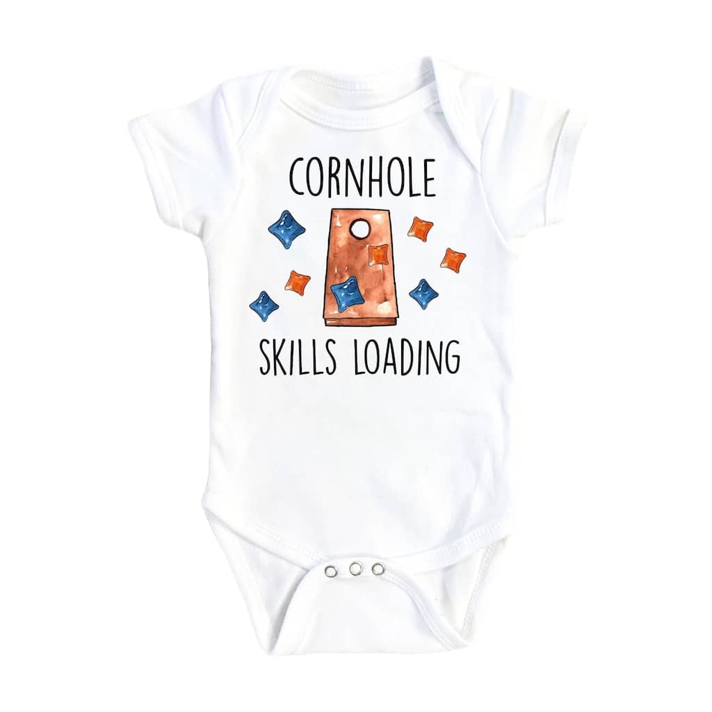Cornhole Skills - Baby Boy Girl Clothes Infant Bodysuit Funny Cute Newborn