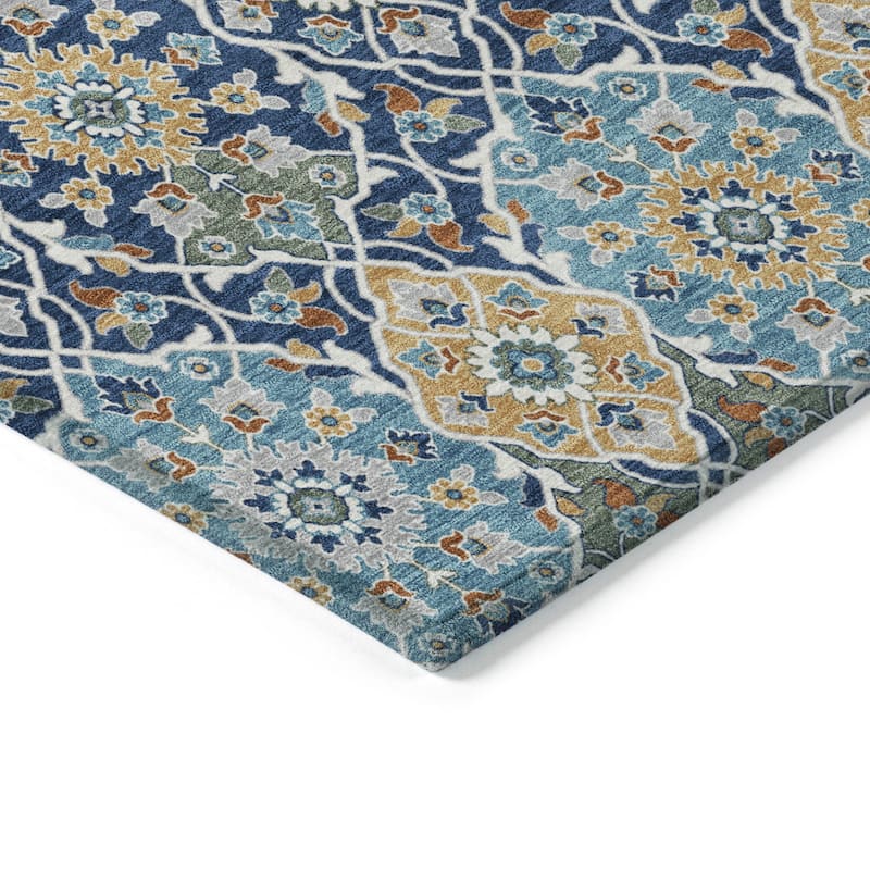 Machine Washable Indoor/Outdoor Traditional Masters Chantille Rug