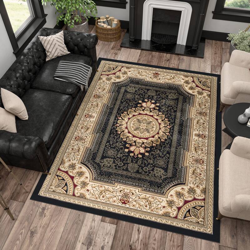 Soho Modern & Contemporary Medallion Indoor Area Rug