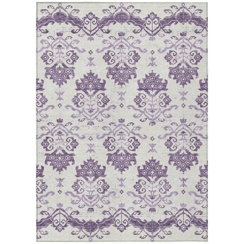 HomeRoots Oriental Transitional Rectangle Outdoor Rug