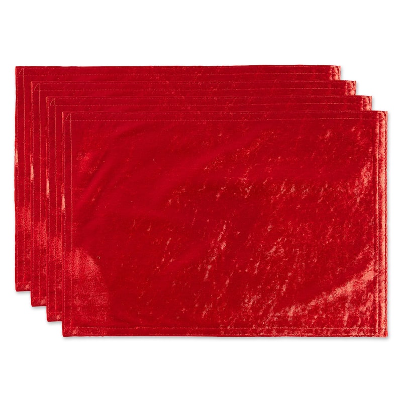DII Cream Velvet Placemat (Set of 4)