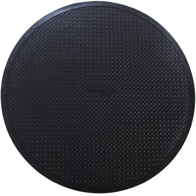 Rubber-Cal Circular Rubber Mat - 48" Diameter - 48in Diameter