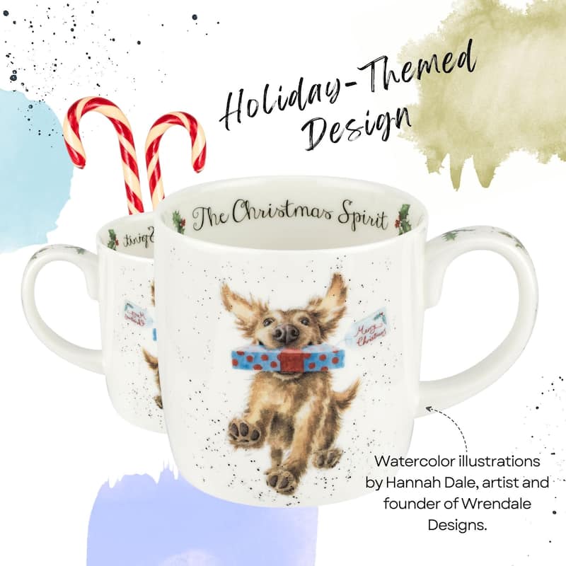 Royal Worcester Holiday Wrendale Designs 14 oz Mug