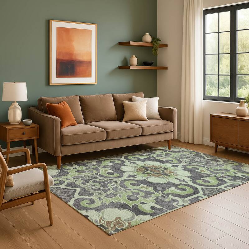 Premium Washable Super Soft Raj Traditional Mayfield Rug