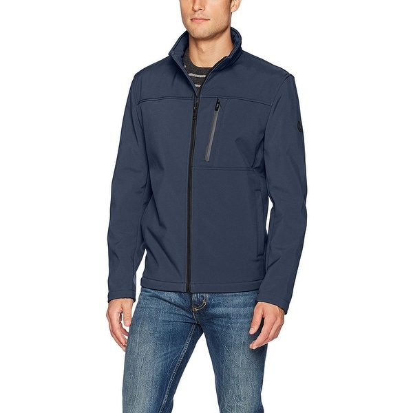 calvin klein men's open bottom hipster coat