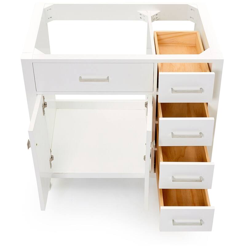 Ariel H036S-L-BC Bristol 36" Single Free Standing Left Offset Vanity