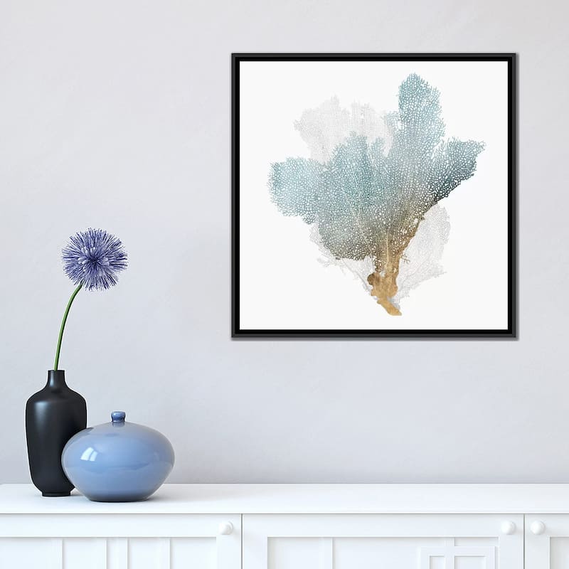 iCanvas "Delicate Coral III " by Isabelle Z Framed Canvas Print