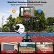 preview thumbnail 8 of 7, Black Portable Basketball Hoop System with Sturdy Base and Wheels