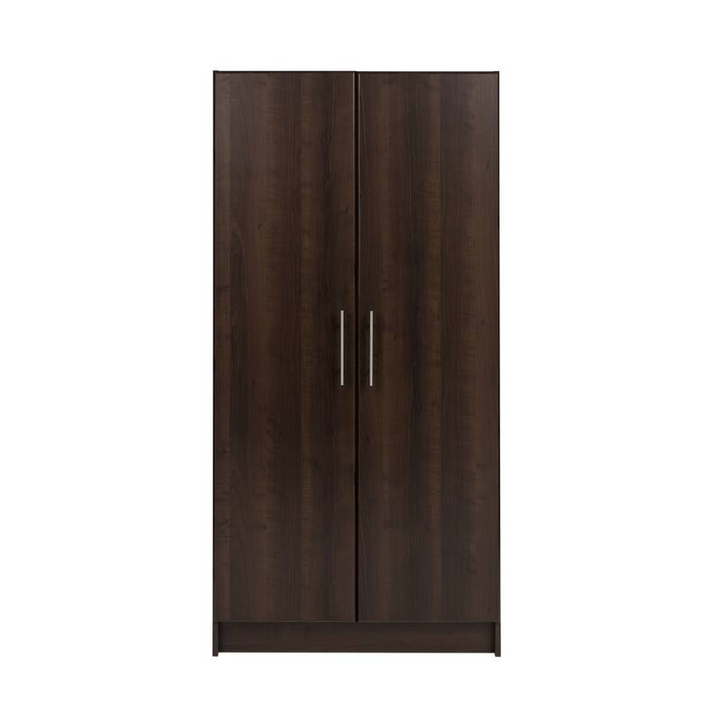 Prepac Elite Armoire Wardrobe Closet Cabinet with Hanging Rail