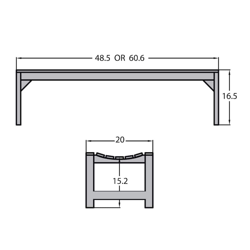 HIGHWOOD Lehigh 4-foot Picnic Bench