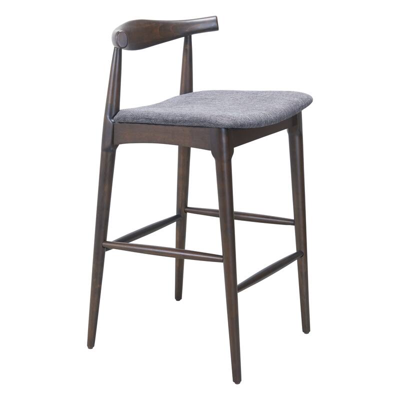 Tuzka Barstool Gray & Espresso