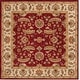 preview thumbnail 2 of 5, Hand-tufted Kaiser Red Wool Area Rug - 6' Square