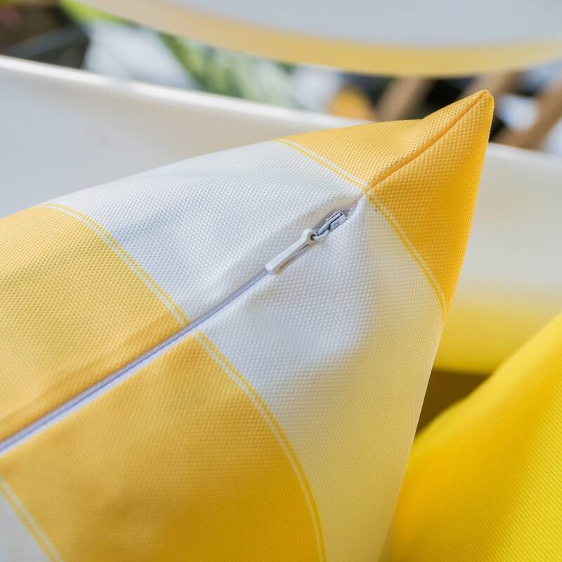 Olivia Striped Outdoor Throw Pillow