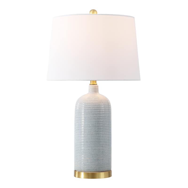 SAFAVIEH Lighting Branddis 26.75-inch Glass Table Lamp - 15" x 15" x 26.8" - 15Wx15Dx27H