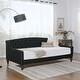 preview thumbnail 6 of 103, Silver Orchid Performance Fabric Heston Upholstered Tufted Sofa Bed
