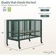 preview thumbnail 7 of 9, Dream On Me Quinn Full-Size Folding Crib