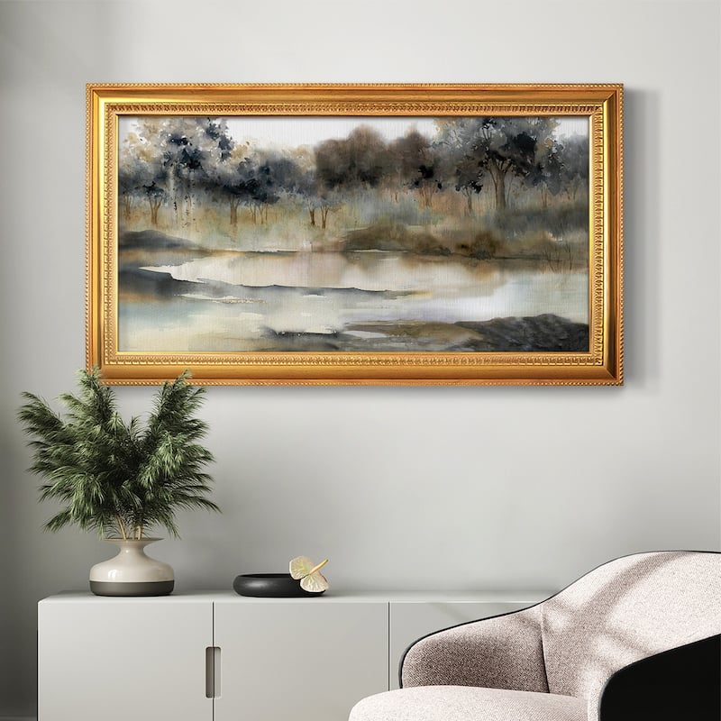 Serene River Premium Framed Canvas- Ready to Hang