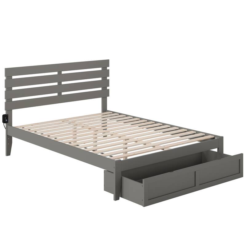 Oxford Platform Bed with Foot Drawer