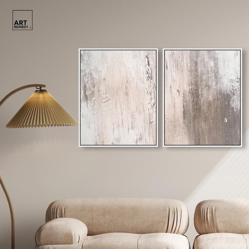 Striated Texture IV Canvas Set of 2 by Art Remedy