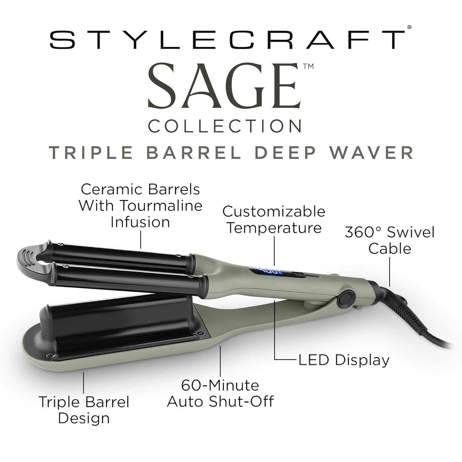 DEEP WAVER with CERAMIC ANY TYPE HAIR The 8 Best Hair Wavers of 2026, Tested and Reviewed main image 4