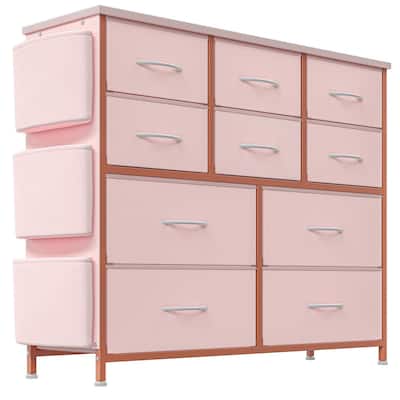 10 Drawer Dresser, Dresser for Bedroom with 10 Large Fabric Storage Drawers