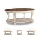 preview thumbnail 6 of 5, Signature Design by Ashley Realyn Oval Cocktail Table - 48.13" W x 34" D x 19.88" H