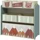 preview thumbnail 8 of 6, Qaba Toy Organizer with 6 Storage Bins, Kids Storage Unit for Bedroom, Kids Room, 25" x 12" x 26", Green