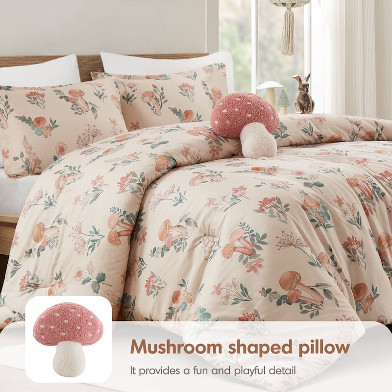 Intelligent Design Brynn Mushroom Garden Comforter Set