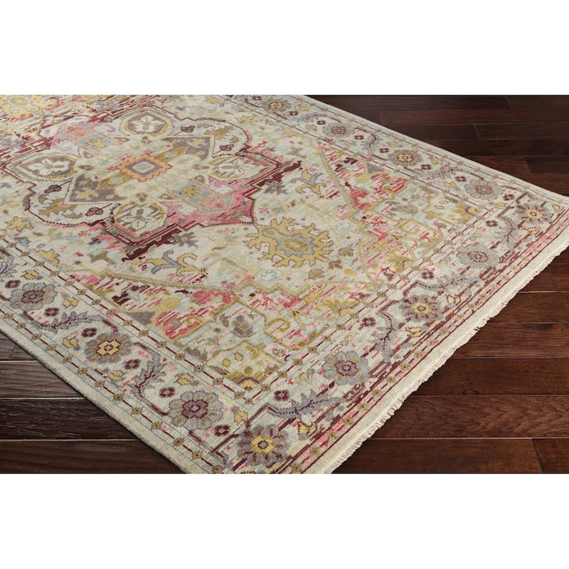Hand-Knotted Bertilda Wool Area Rug - 10' x 14'