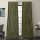 Exclusive Fabrics Faux Linen Extra Wide Room Darkening Curtain Panel