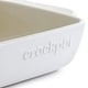 preview thumbnail 4 of 4, 2.5 Quart and 3.5 Quart Rectangular Stoneware Bake Pan Set in Cream
