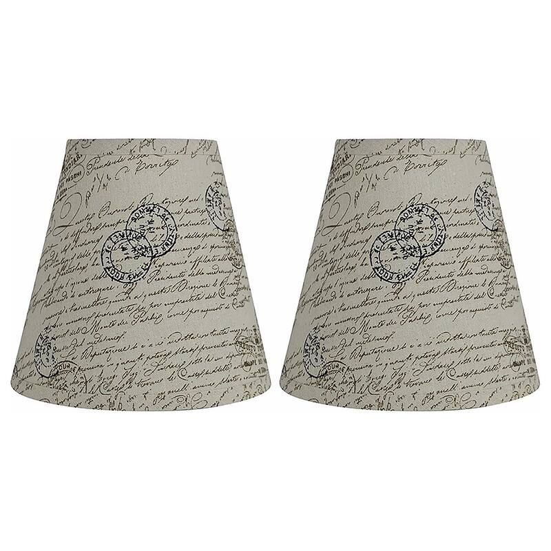 Many Selections Table Lamp Shade, 5 inch Top, 9 inch Bottom, 8.5 inch Slant