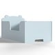 preview thumbnail 13 of 43, Roomfitters Bear-Shaped Toddler Floor Bed, Wood Cot with Safety Guardrails, Modern Montessori Low Profile Kids Bed