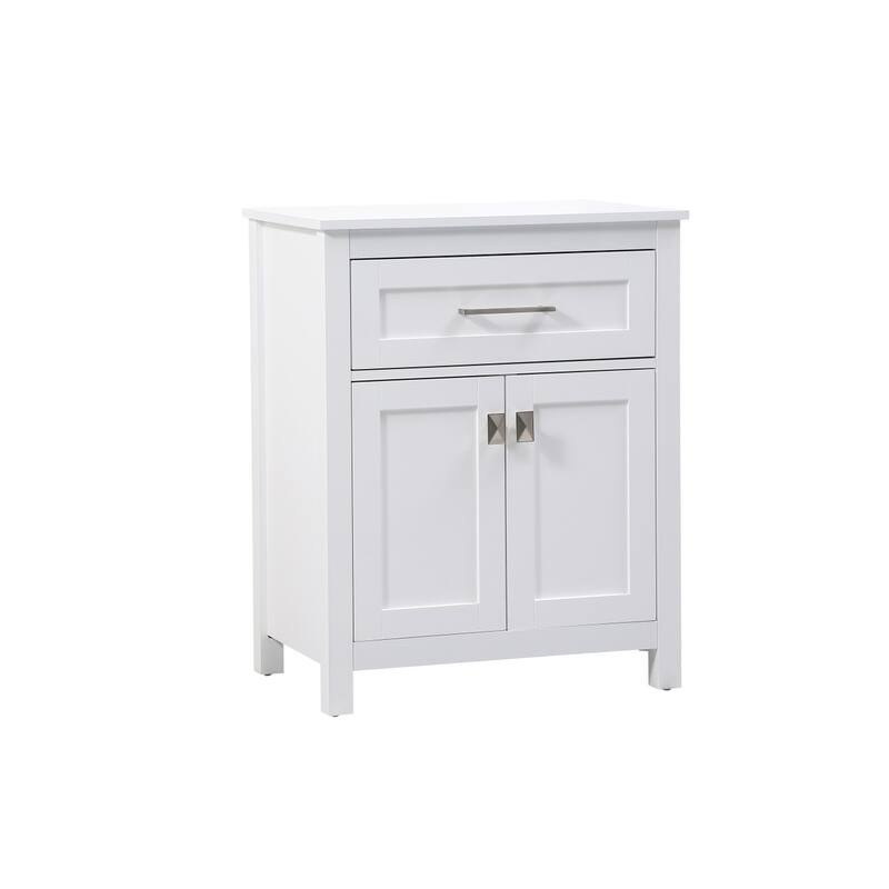 Indigo Home 24 Inch Bathroom Storage Freestanding Cabinet
