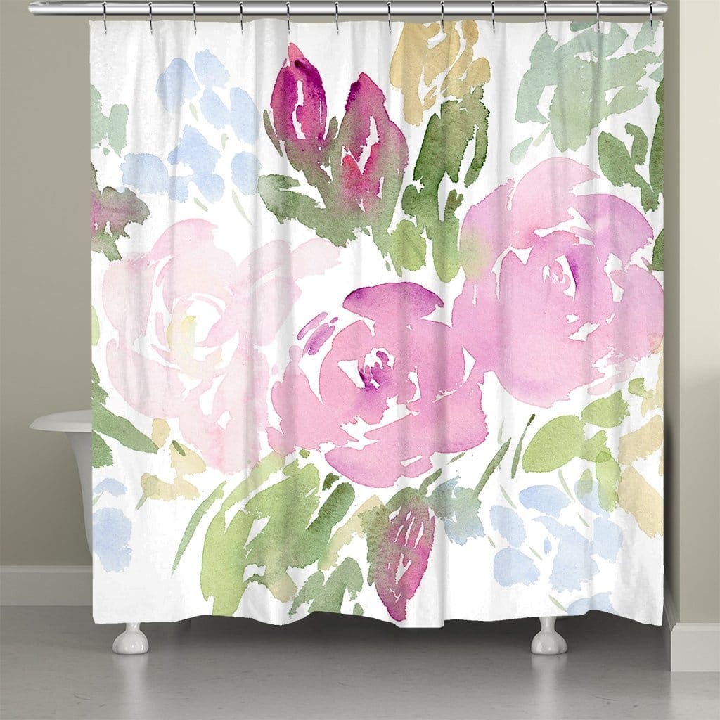 Penelope's Poppies Shower Curtain