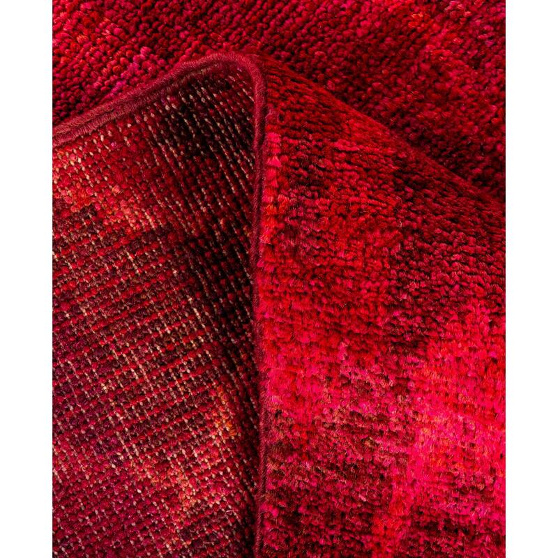 Overdyed One-of-a-Kind Hand-Knotted Area Rug - Pink - 4' 1" x 6' 3"