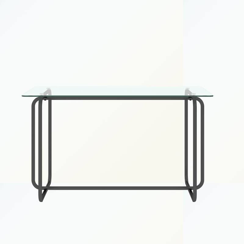 Rectangle Dining Table with Metal Frame