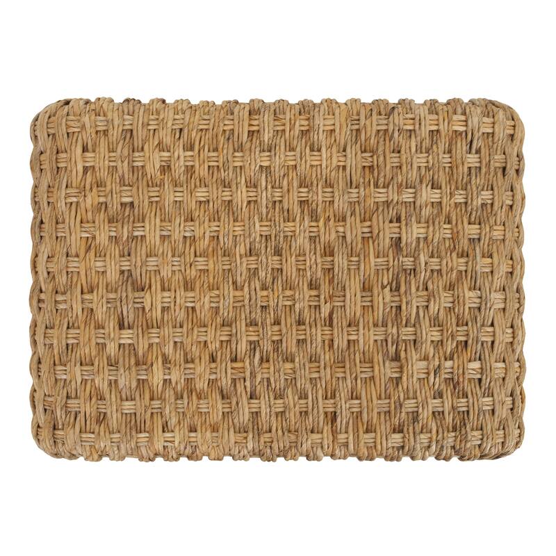 NPD Furniture Vaine Bohemian Woven Abaca Coffee Table or End Table