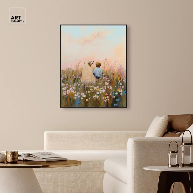 Sunset Companions Canvas by Art Remedy