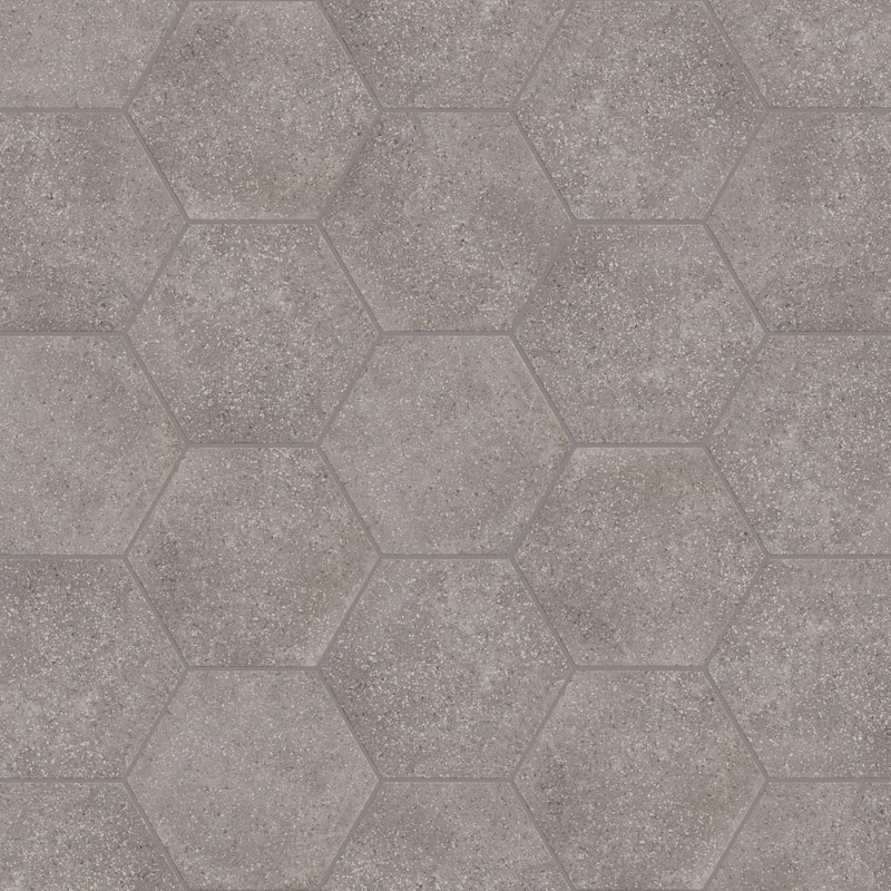 Merola Tile Palazzo Hex Nuvola 14-1/8" x 16-1/4" Porcelain Floor and Wall Tile