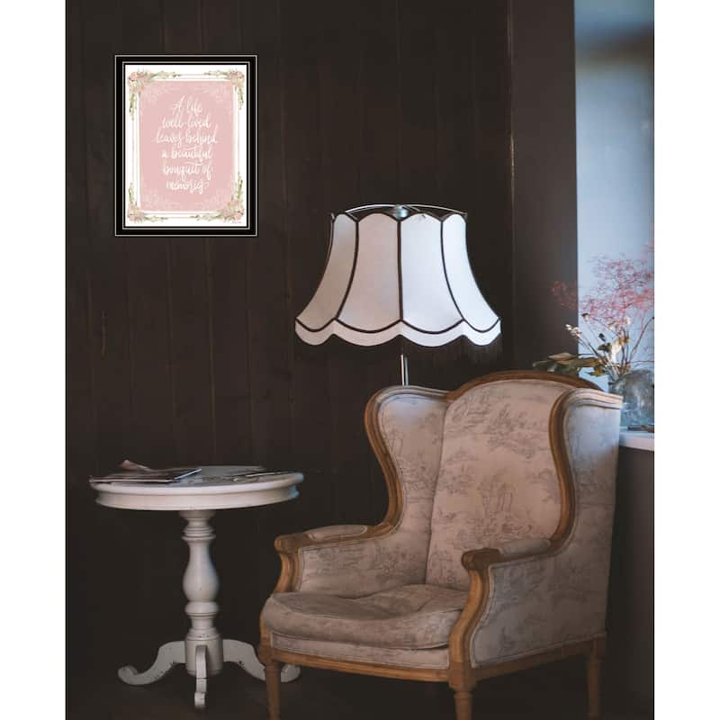 TrendyDecor4U Contemporary "A Life Well Lived" Framed Print Wall Art