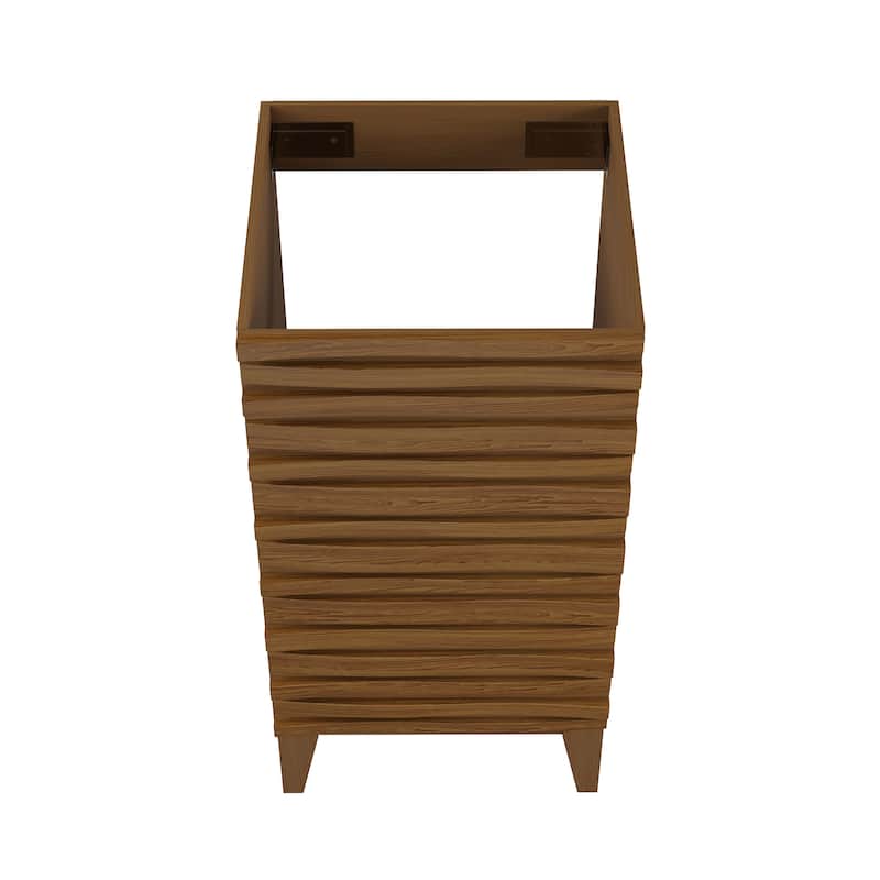 Swiss Madison Vincennes 18" Freestanding Bathroom Vanity Cabinet without Top in Brown Oak