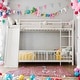 preview thumbnail 2 of 36, Unique Design Twin over Twin Size Metal Bunk Bed with Slide and Guardrails