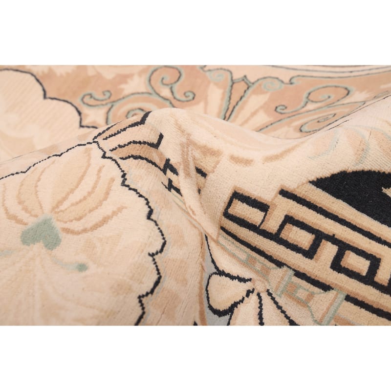 ECARPETGALLERY Hand-knotted Pako Persian 18 Of 20 Ivory Wool Rug - 9'0 x 12'4