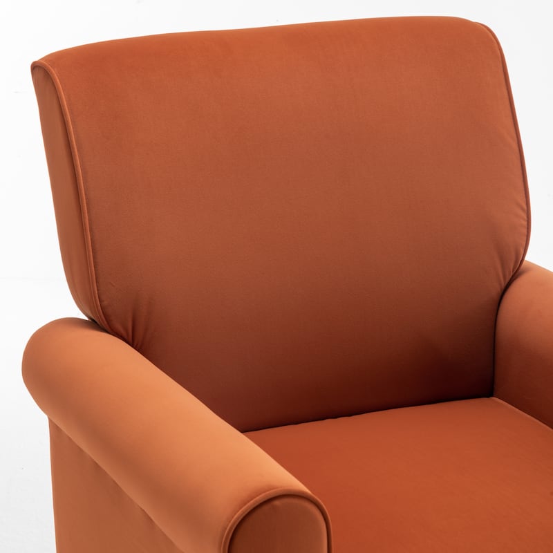 Traditional Rolled Arm Living Room Armchair