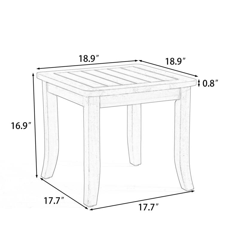 Outdoor Patio Wooden Table