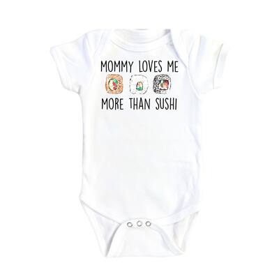 Sushi Roll - Baby Boy Girl Clothes Infant Bodysuit Funny Cute Newborn 1A