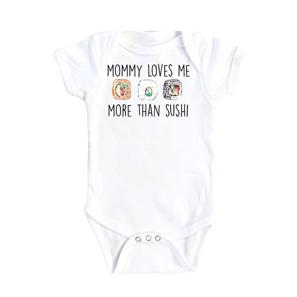 Sushi Roll - Baby Boy Girl Clothes Infant Bodysuit Funny Cute Newborn 1A